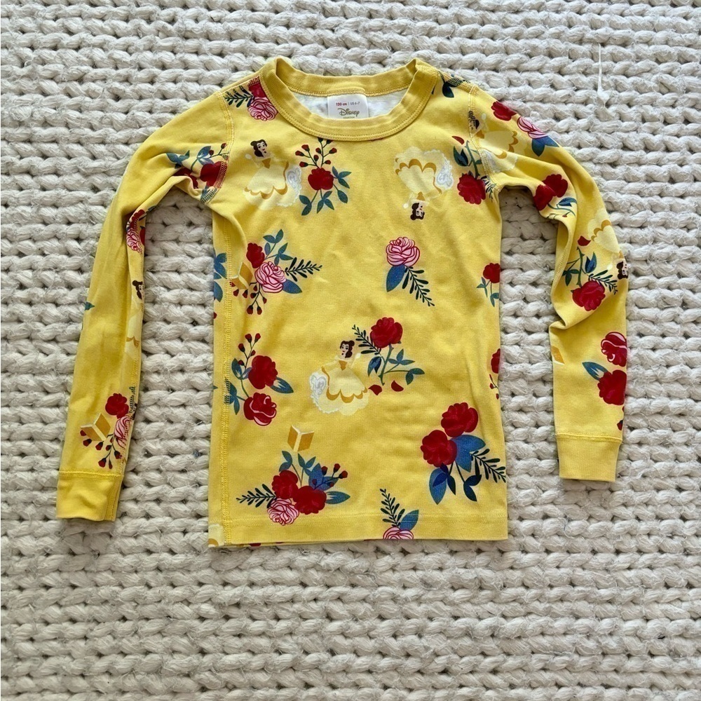 Hanna Andersson Disney Belle Pajama top